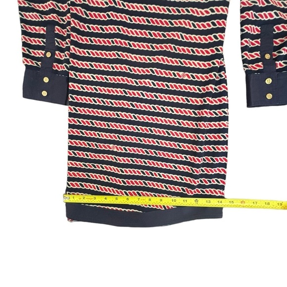 TORY BURCH Striped Mini Dress size: medium - Picture 7 of 11